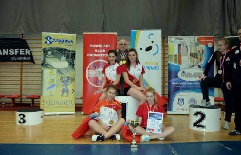 Badmintonistki Orlicza Suchedniów mistrzem Polski