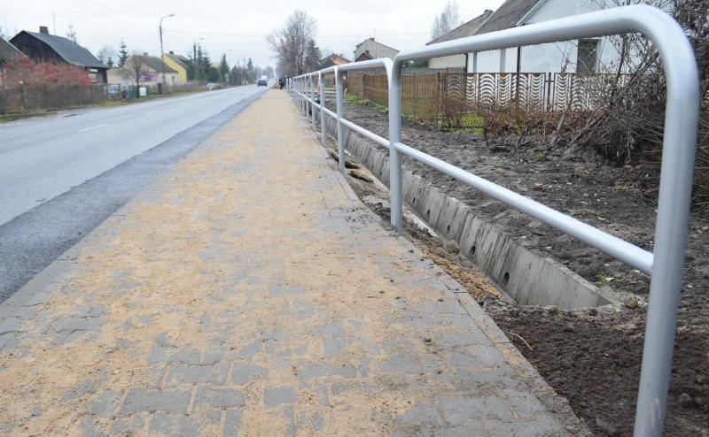 Nowy chodnik przy ul.1 Maja