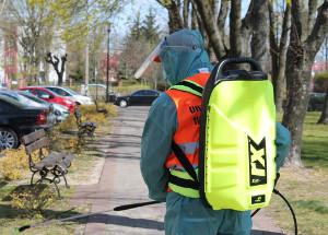 W Szydłowcu dezynfekują przestrzeń publiczną