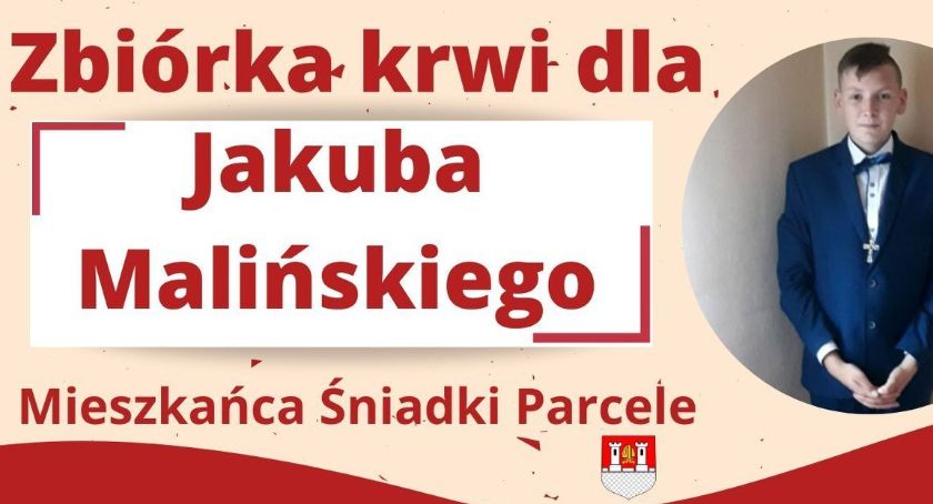 Dramatyczny apel i wołanie o pomoc. Jakub Maliński pilnie potrzebuje krwi