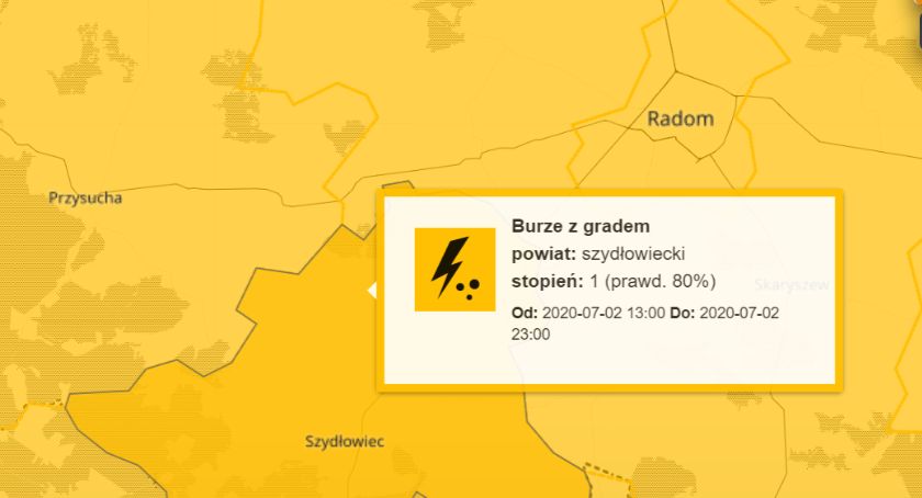 Uwaga! Nadchodzą burze!