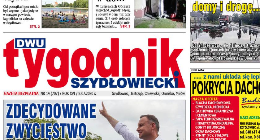 Dzis środa. Nowy 2Tygodnik Szydłowiecki już punktach kolportażu