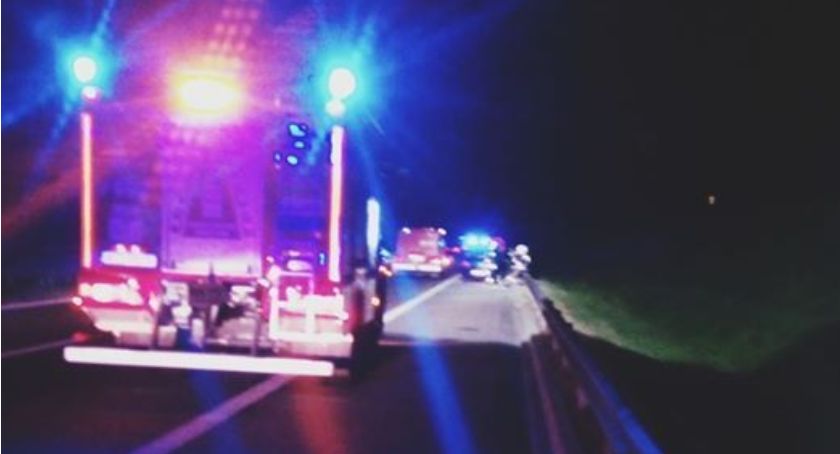 Zderzenie trzech samochodów w Świerczku