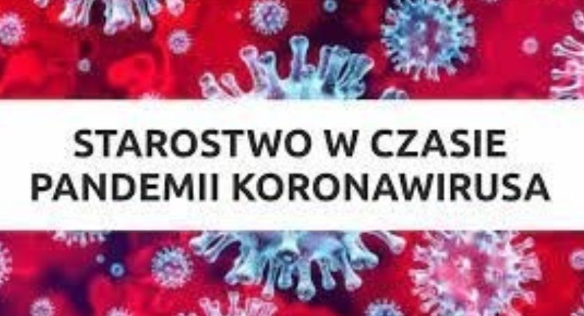 Starostwo w czasie pandemii koronawirusa