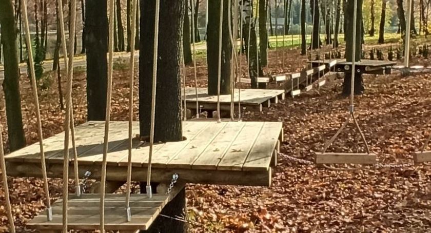 Szydłowiec. Park linowy zaprasza...