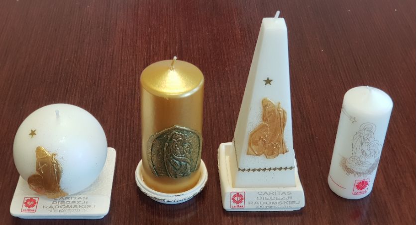 Są już nowe świece Caritas na wigilijne stoły