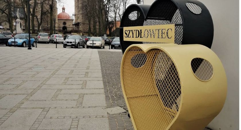 Szydłowieckie serca na Rynku Wielkim