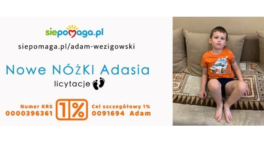 Adaś czeka na operację. Będzie możliwa dzięki Wam!