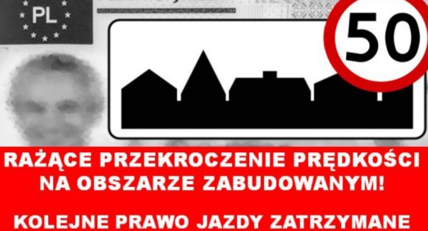 Szydłowiec. Jechał po mieście z zawrotną prędkością!