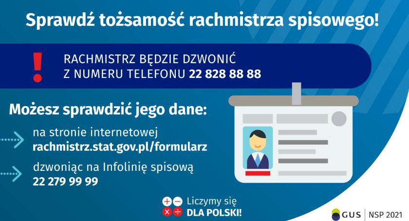 Sprawdź tożsamość rachmistrza!