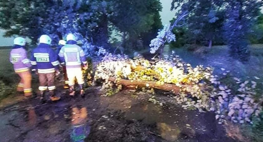 Orońsko. Nad regionem przeszły gwałtowne burze