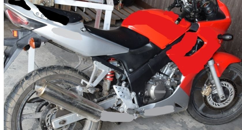 Policyjny pościg za motocyklistą