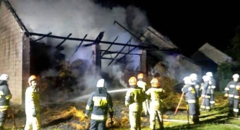 Nocny pożar w Mirowie