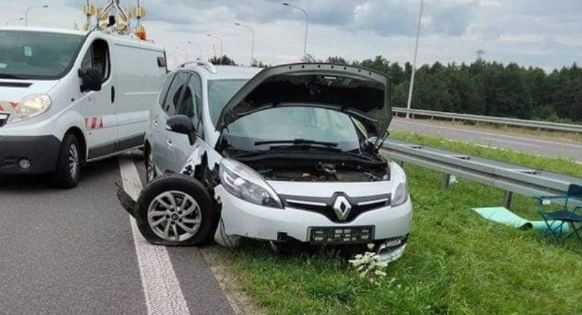 Wypadek na S7 pod Szydłowcem