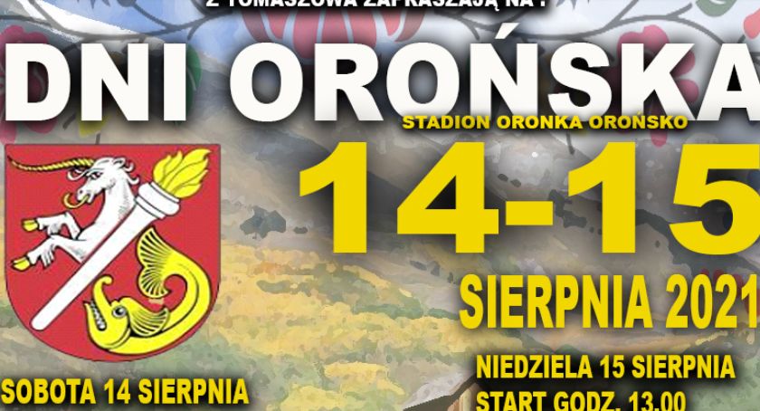 Orońsko będzie miało swoje dni!