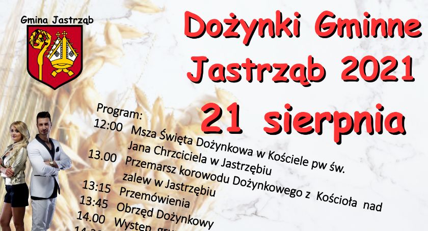 Jastrząb. Gminne dożynki i zabawa nad zalewem! To już jutro!