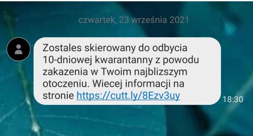 Sanepid ostrzega przed fałszywymi smsami o kwarantannie!