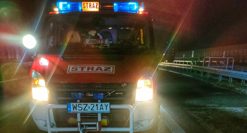 Wypadek na siódemce w Orońsku