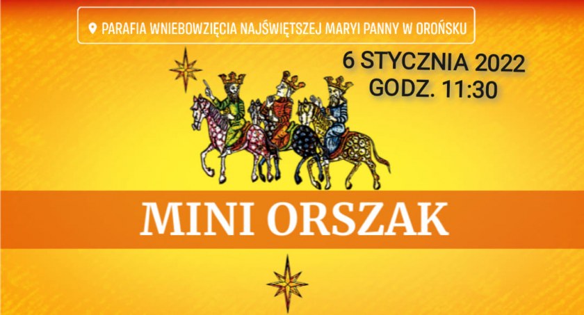 Mini Orszak Trzech Króli w Orońsku