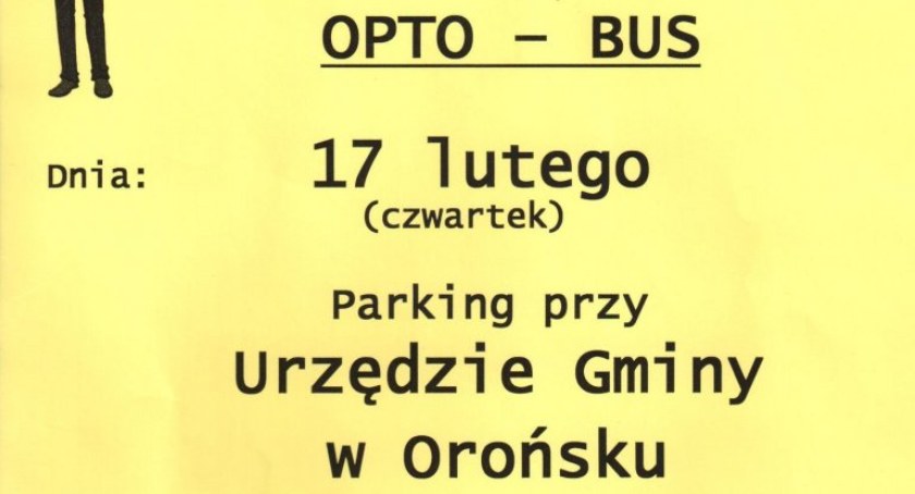 Bezpłatne badanie wzroku w Orońsku. Kiedy?