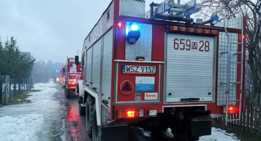 Pożar w Leszczynach. Co tam się stało?