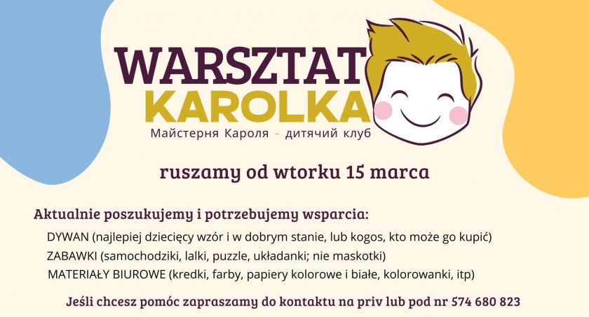 Otwarcie świetlicy już 15 marca!