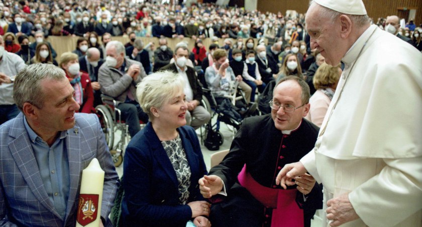 Jastrząb u Ojca Świętego! Papież pobłogosławił wszystkim mieszkańcom!