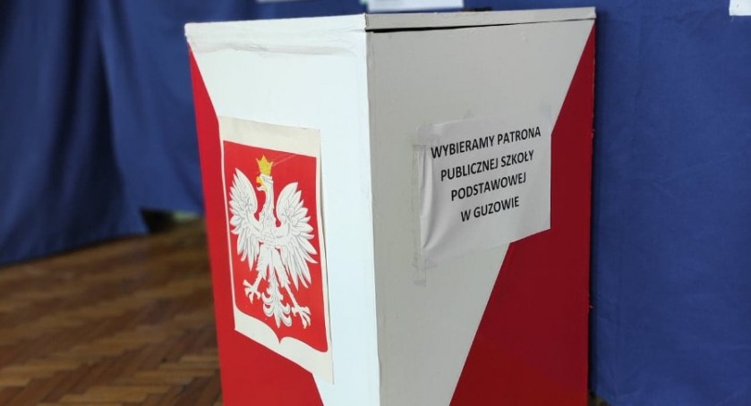 Kto został patronem szkoły w Guzowie?