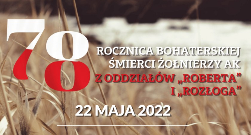 W rocznicę pacyfikacji wsi i bohaterskiej śmierci Roberta i Rozłoga