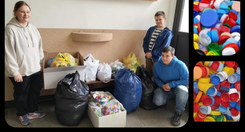 Uczniowie jedynki nakręceni na pomaganie!