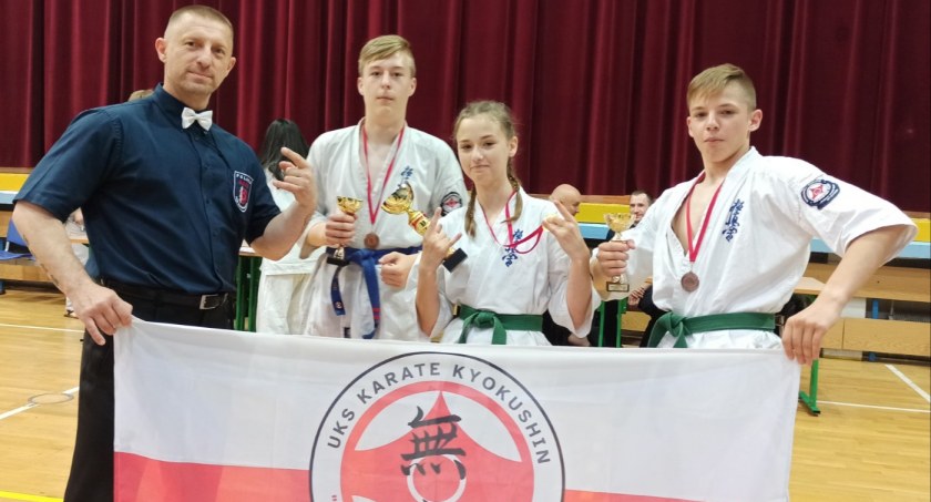 Złoto i dwa brązy dla UKS Karate Kyokushin MUSHIN Szydłowiec 