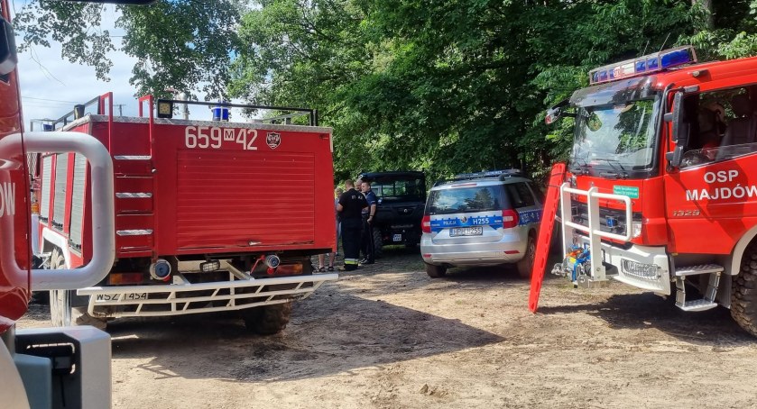 Szydłowieccy policjanci i strażacy szukali mieszkanki Ciechostowic