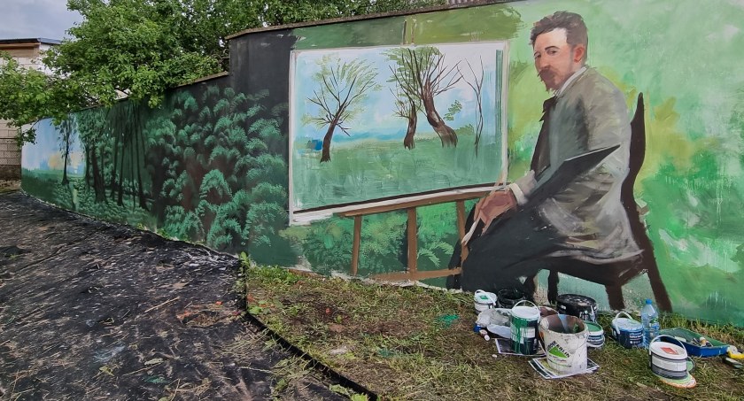 Nowy mural przy szydłowieckim deptaku!