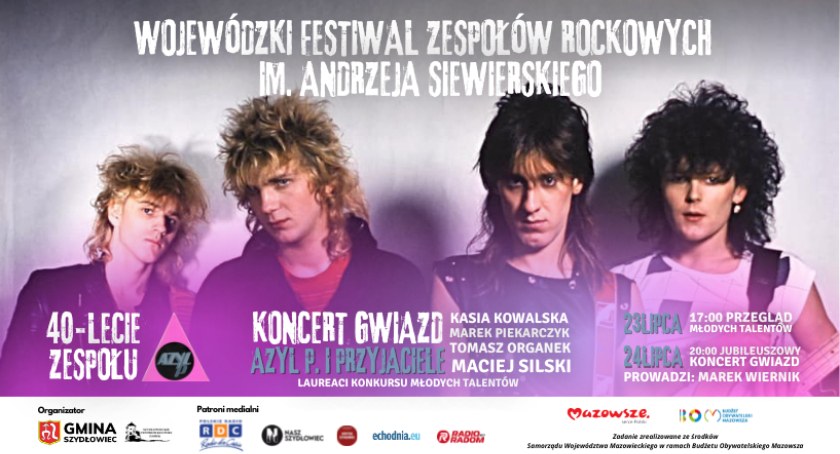 Już jutro w Szydłowcu Wojewódzki Festiwal Zespołów Rockowych im. Andrzeja Siewierskiego!