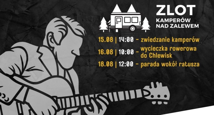 Zlot kamperów nad szydłowieckim zalewem