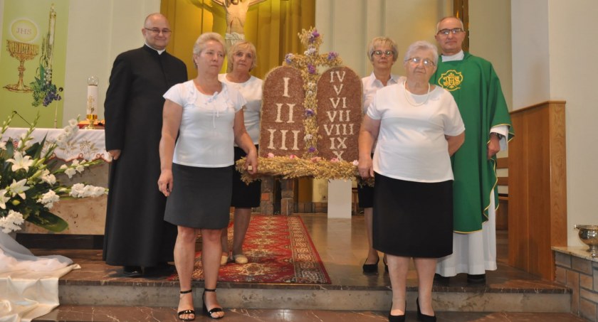 Dożynkowa Msza św. w parafii w Orońsku