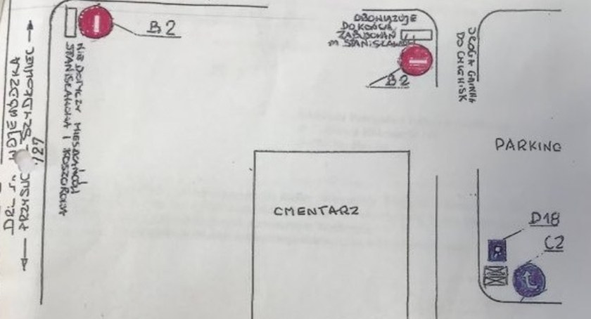 Jaka organizacja ruchu przy cmentarzach w Szydłowcu i Chlewiskach?