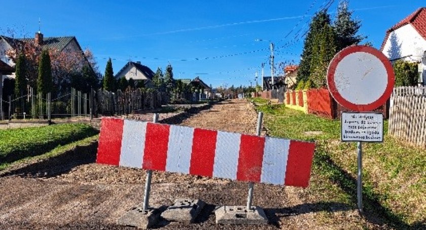W Hucisku przebudowują drogę!