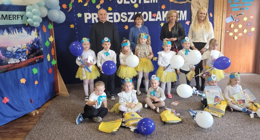 Smerfy z Przedszkola w Orońsku ślubowały