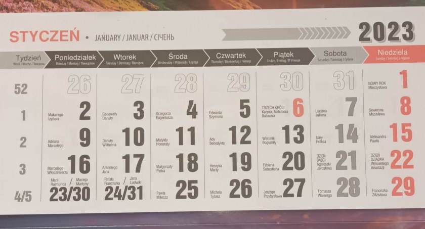 Ile wolnego w nowym 2023 roku?