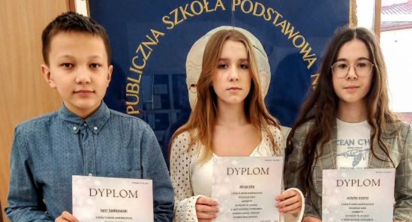Igor, Alicja i Amelia z Szydłowca laureatami olimpiady!