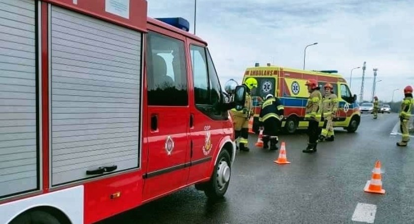 Dwa wypadki i troje poszkodowanych