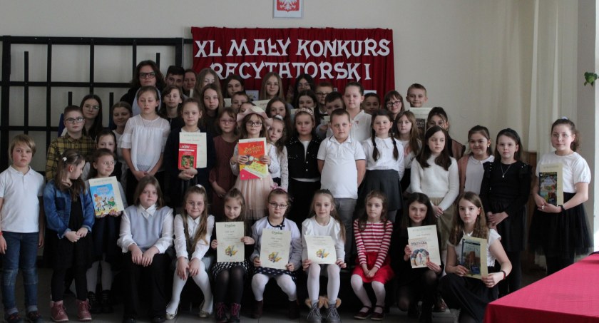 Gminne eliminacje do konkursu recytatorskiego w Chlewiskach