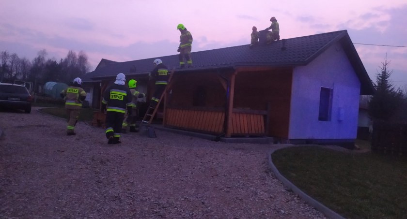 Pożar wybuchł w Zaborowie