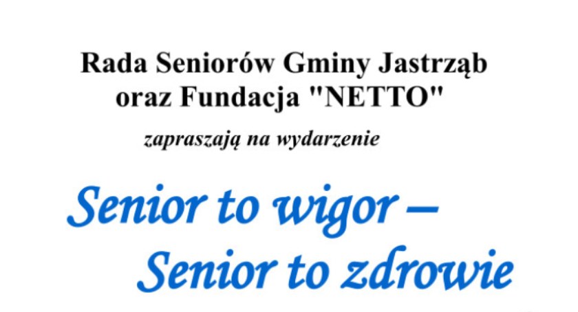 Rada Seniorów Gminy Jastrząb zaprasza na wydarzenie 
