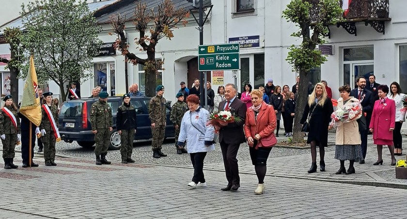 Uroczystości rocznicy uchwalenia Konstytucji 3 Maja w Szydłowcu