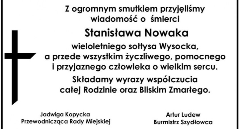 Żeganamy sołtysa Wysocka