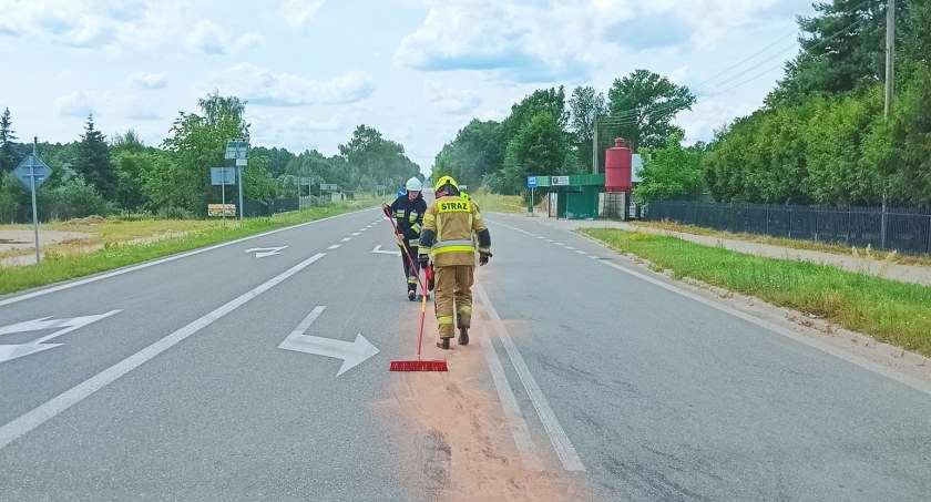 Działania bohaterskich strażaków: Usuwanie gniazda os i likwidacja plamy oleju
