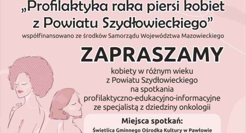 Profilaktyka raka piersi w Powiecie Szydłowieckim