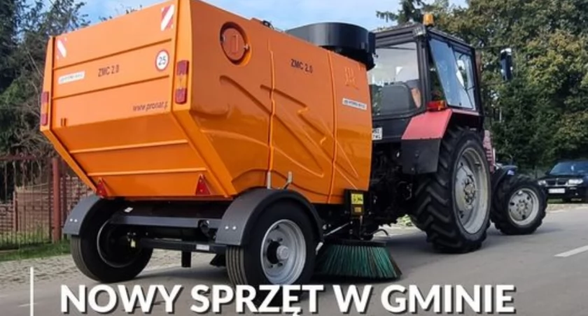 Nowa zamiatarka na ulicach Szydłowca